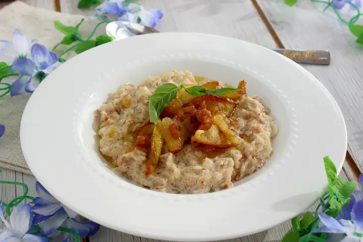 Многозлаковая каша с карамелизированными яблоками: шаг 8