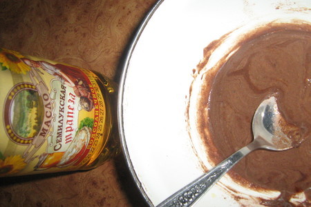 Шоколадные кексы с халвой: шаг 9