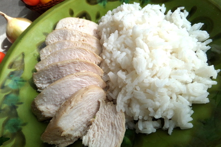 Куриные грудки,томлёные в сливочном масле,с рисом: шаг 7