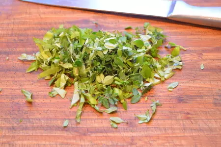 Паста с баклажанами и курицей.: шаг 3