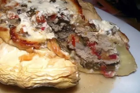 Патиссон, фаршированный мясом и овощами: шаг 7