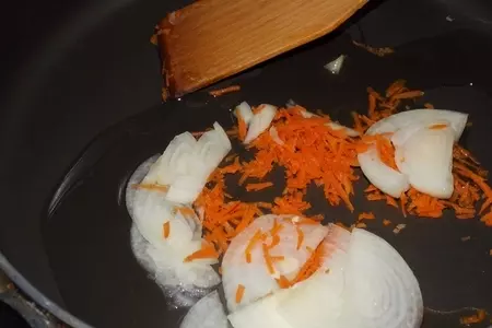Пшено с овощами и томатом.: шаг 4