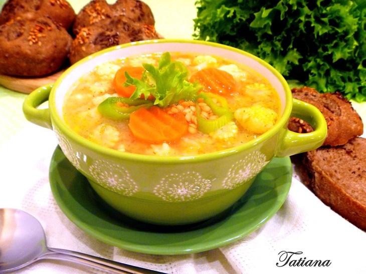 Овощной суп с чечевицей: шаг 6