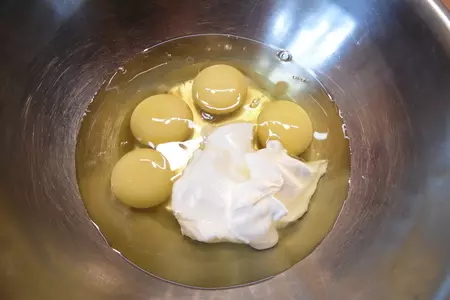 Омлет с овощами и пшеном: шаг 4