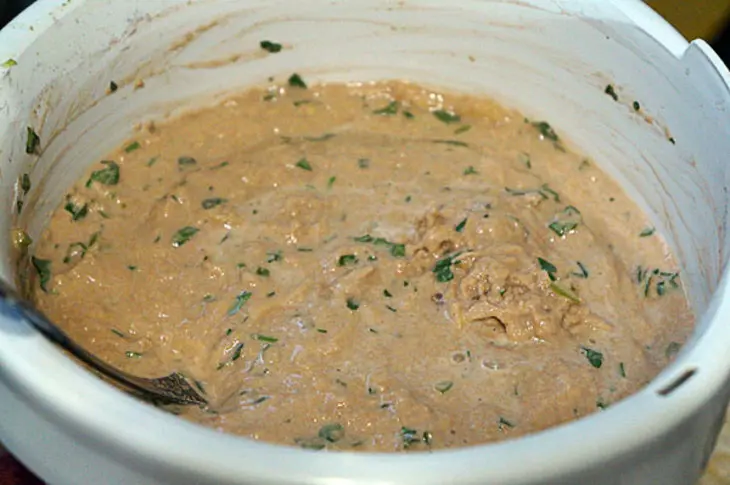 Маффины картофельные с мясной начинкой: шаг 4