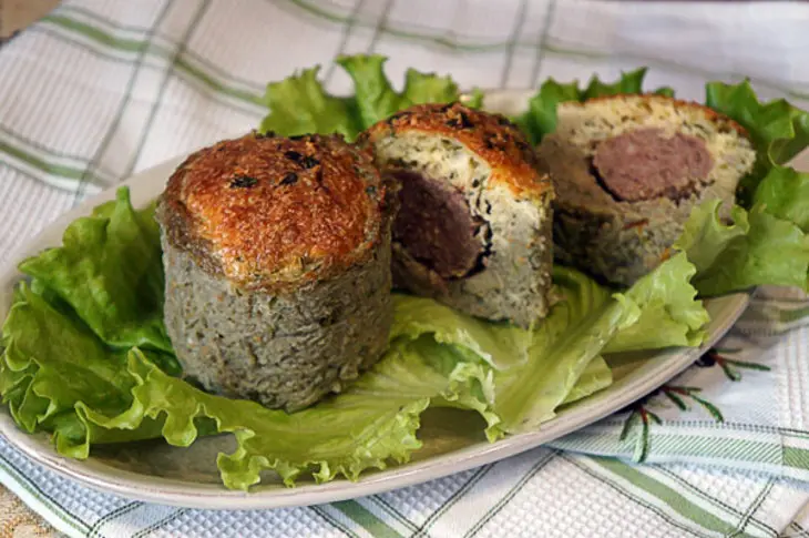 Маффины картофельные с мясной начинкой: шаг 9