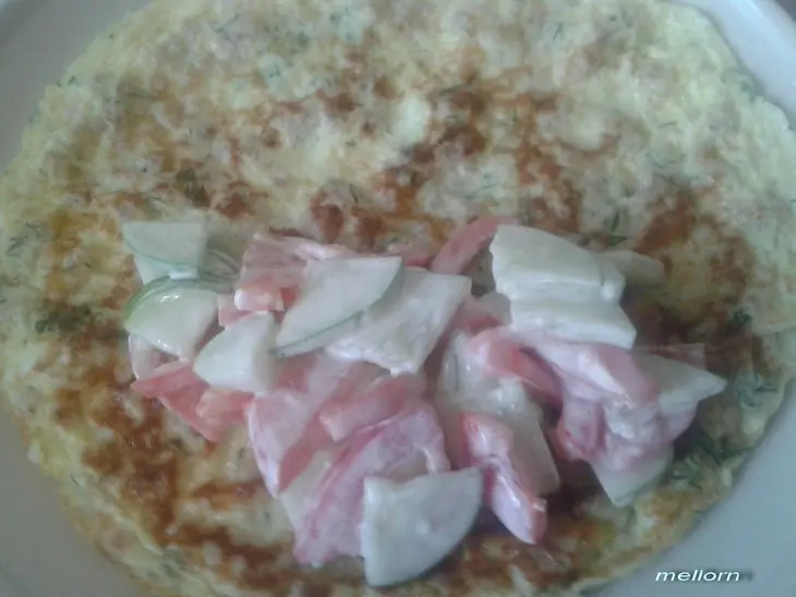 Ленивый бризоль с овощами и сыром: шаг 4