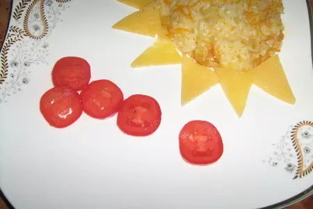 Детский завтрак "солнце и маки": шаг 10
