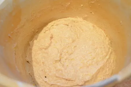 Кукурузный хлеб с кукурузной кашей: шаг 4
