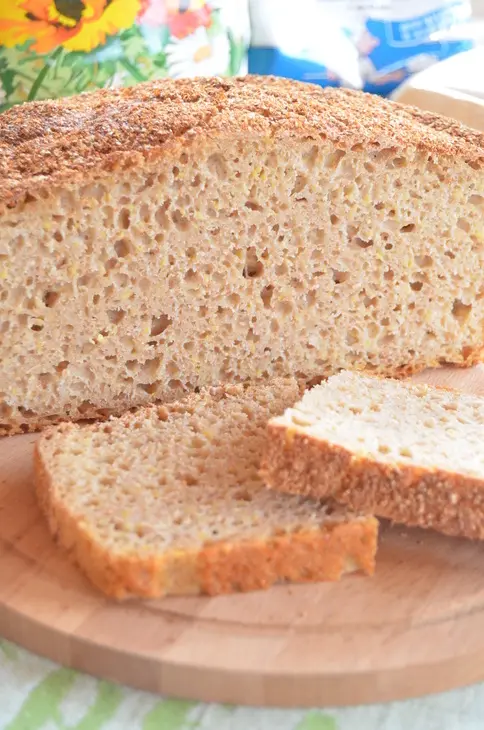 Кукурузный хлеб с кукурузной кашей: шаг 9
