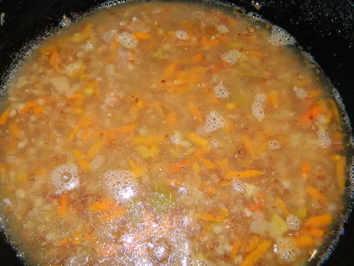 Гречка с мясом и овощами.: шаг 3