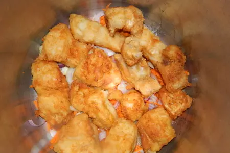 Каша гречневая с тушеной щукой.: шаг 8