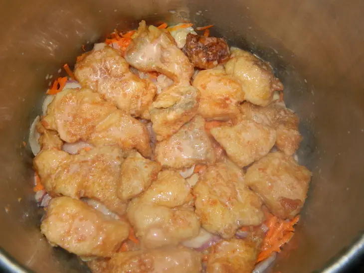 Каша гречневая с тушеной щукой.: шаг 10