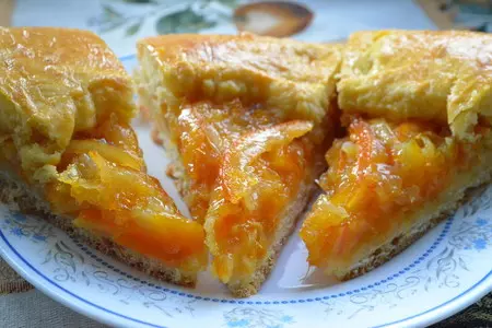 Пирог на кислом молоке с апельсиновой начинкой: шаг 9