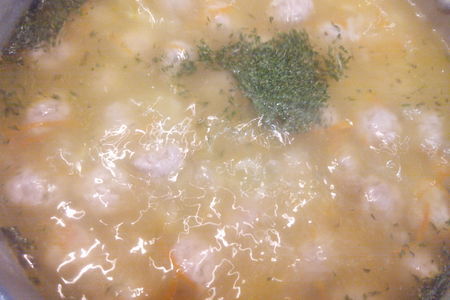 Суп рисовый с фрикадельками.: шаг 7