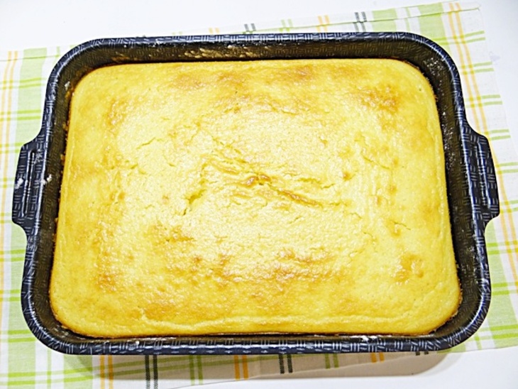 Кукурузно-манный ванильный пирог: шаг 9