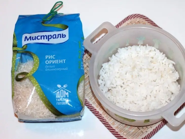 Новогодняя закуска с рисовым муссом: шаг 1