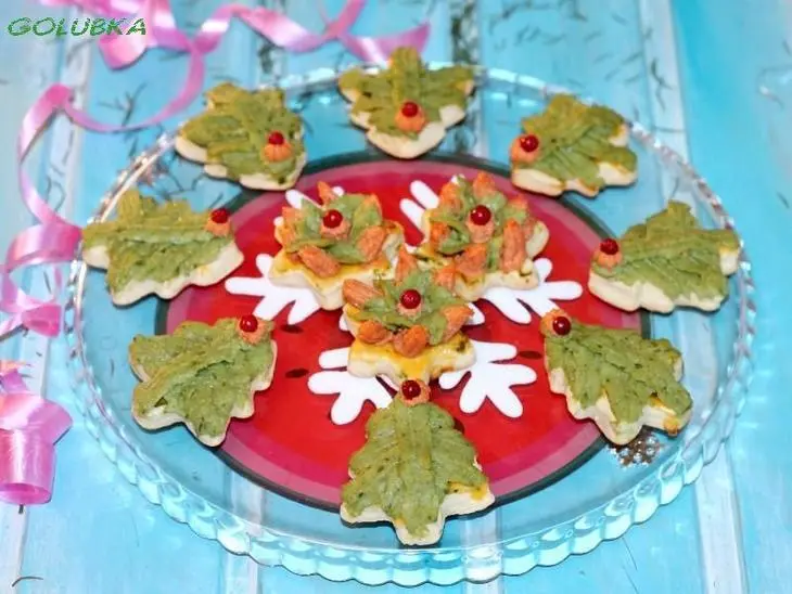 Новогодняя закуска с рисовым муссом: шаг 7