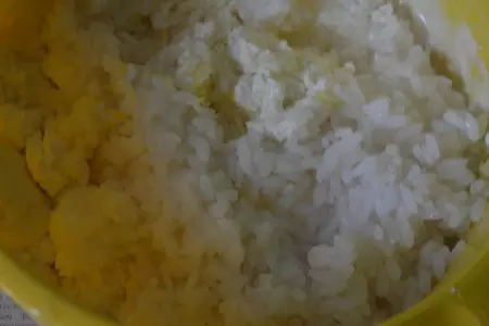 Творожная запеканка с рисом и лимонной цедрой: шаг 4