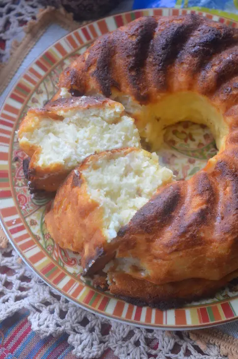 Творожная запеканка с рисом и лимонной цедрой: шаг 8