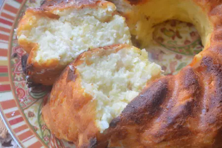Творожная запеканка с рисом и лимонной цедрой: шаг 8