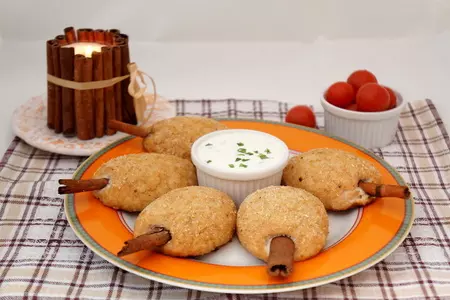Котлеты куриные на палочках корицы: шаг 3