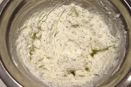 Закуска "шпинатные кубики" с сырно-грибной прослойкой: шаг 14