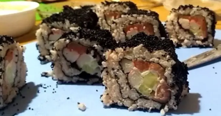 Вкусные роллы, не традиционный рецепт: шаг 1