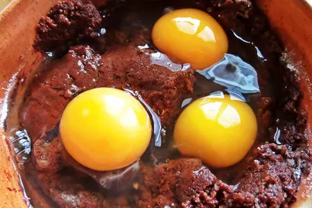 Брауни с арахисовым верхом: шаг 6