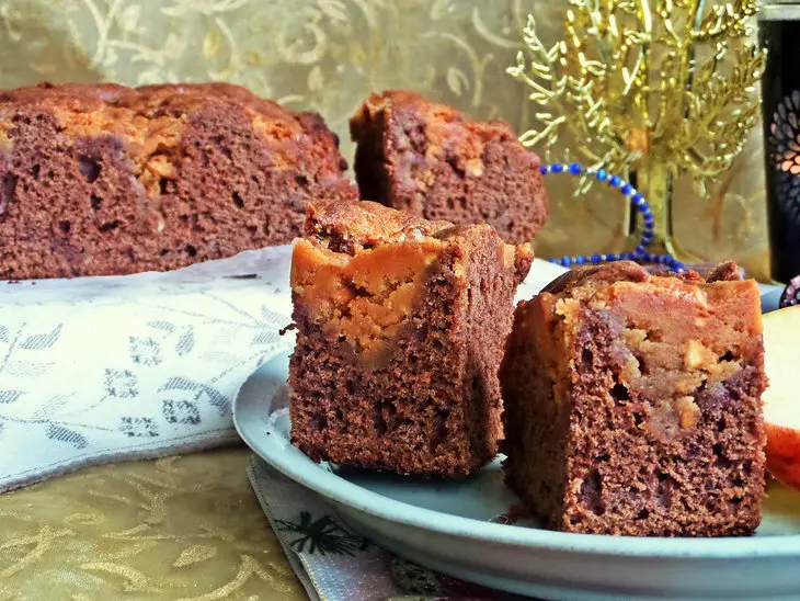 Брауни с арахисовым верхом: шаг 9