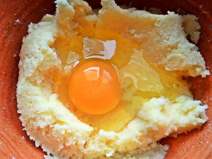 Овсяное печенье с шоколадом и солёным арахисом: шаг 2