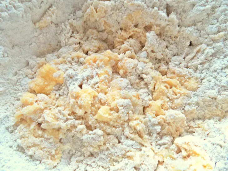 Овсяное печенье с шоколадом и солёным арахисом: шаг 4