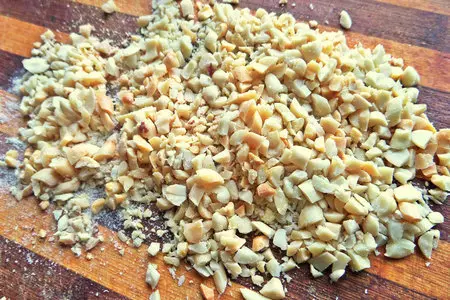 Овсяное печенье с шоколадом и солёным арахисом: шаг 5