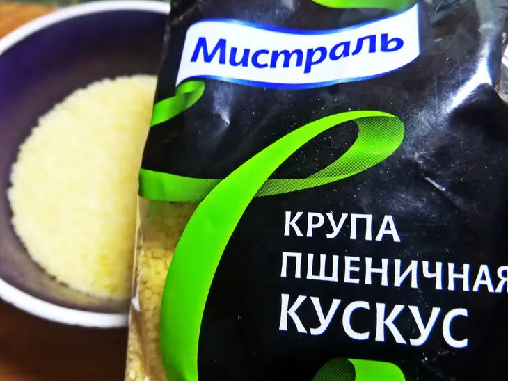 Кускус с колбасками: шаг 1