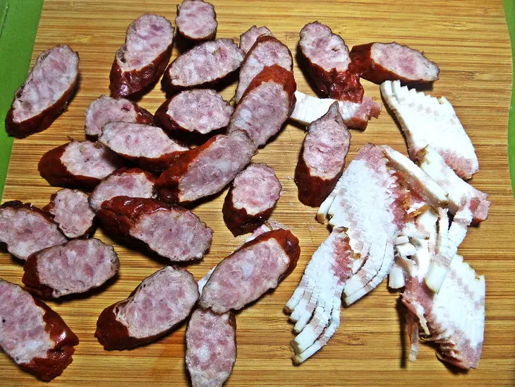 Кускус с колбасками: шаг 2