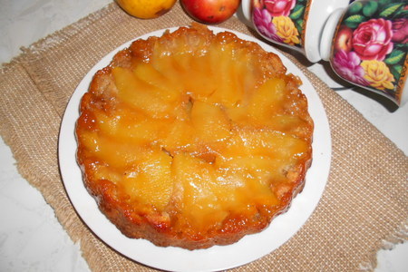 Постный яблочный пирог с карамелью: шаг 9