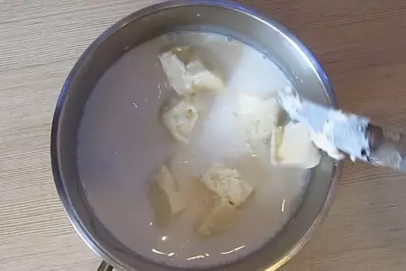 Заварное тесто: шаг 1