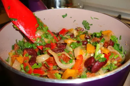 Фасоль с овощами: шаг 10
