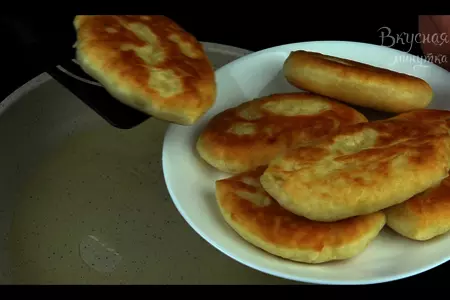 Вкуснейшие постные пирожки с картошкой - ооочень мягкое тесто!: шаг 4