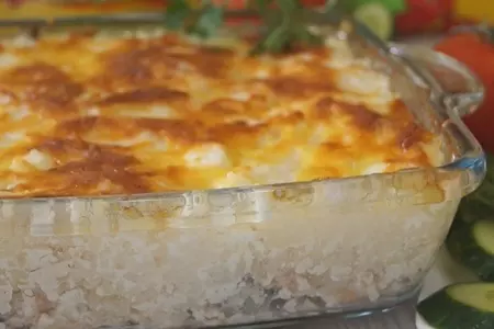 Рыбная запеканка с нежнейшим рисом. вкуснейший ужин за 40 минут: шаг 4