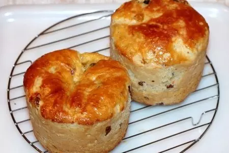 Пасхальный кулич на сметане с изюмом и цукатами: шаг 15