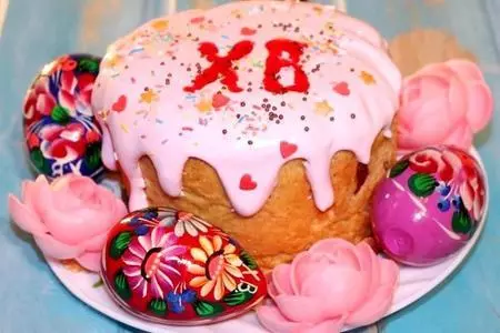 Пасхальный кулич на сметане с изюмом и цукатами: шаг 17