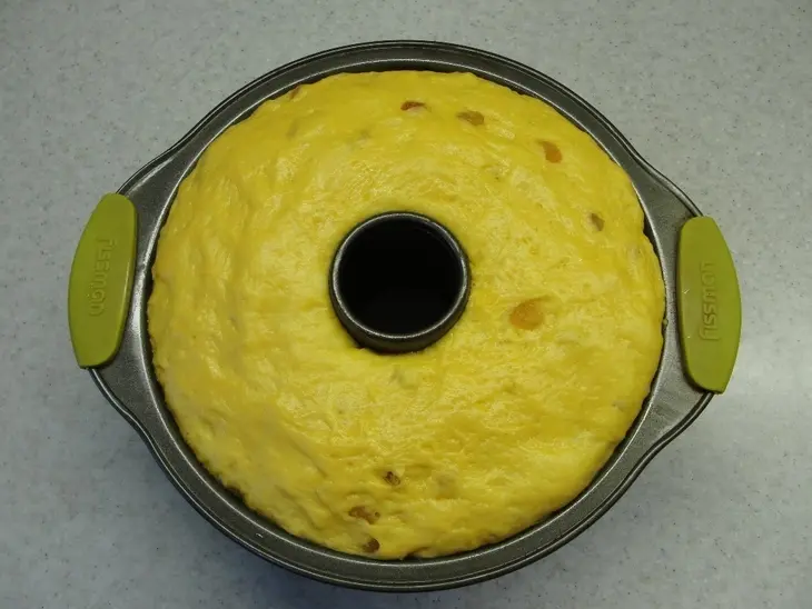 Морковный кулич из холодного теста: шаг 7