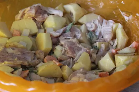 Праздничное жаркое с курицей: шаг 4