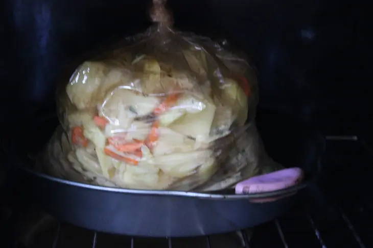 Праздничное жаркое с курицей: шаг 6