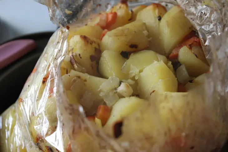 Праздничное жаркое с курицей: шаг 7