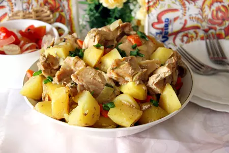 Праздничное жаркое с курицей: шаг 8