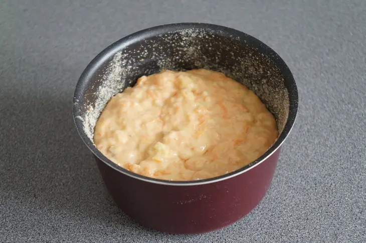 Морковный бездрожжевой кулич: шаг 7