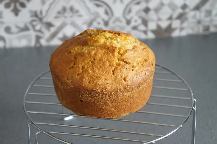Морковный бездрожжевой кулич: шаг 8