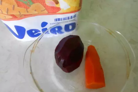 Винегрет с пророщенным машем и маринованными шампиньонами: шаг 2